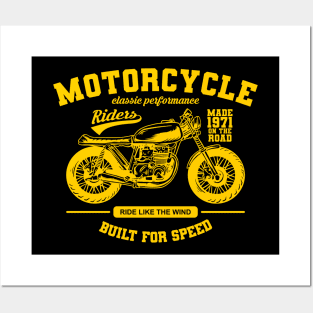 CLASSIC MOTORCYCLE VINTAGE Posters and Art